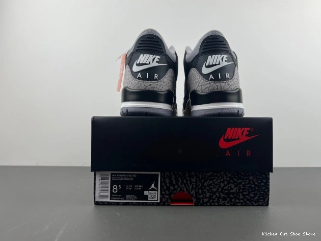 Kick Theory DN3707-010 Cement 3 Air Black Jordan 0822